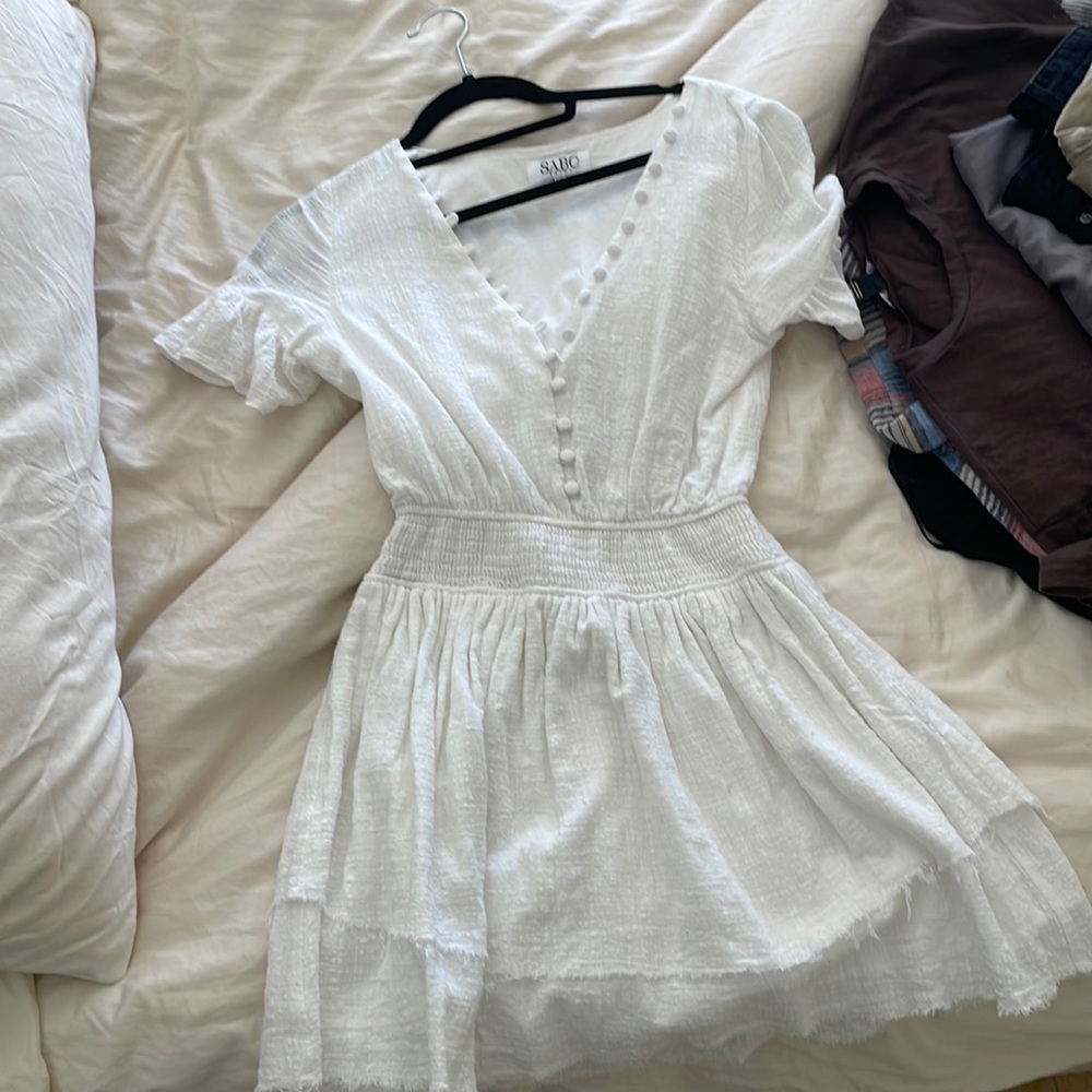 Sabo Skirt Linen Blend Dress